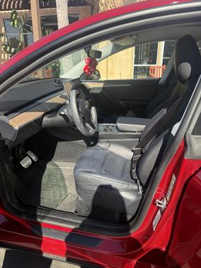 Red 2024 Tesla Model Y Performance