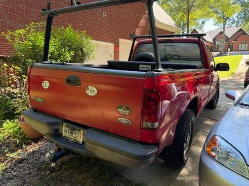 Red 1999 Ford F-250 XL Super Duty