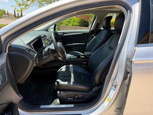 Silver 2016 Ford Fusion Hybrid Titanium