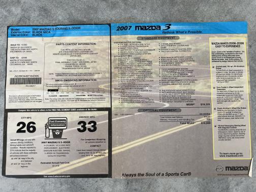 2007 Mazda Mazda3 s Touring