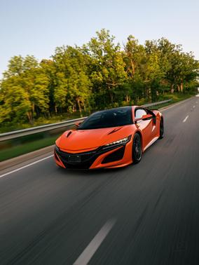 Orange 2021 Acura NSX Base