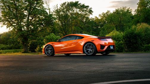 Orange 2021 Acura NSX Base