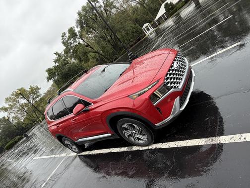 Red 2021 Hyundai SANTA FE SEL