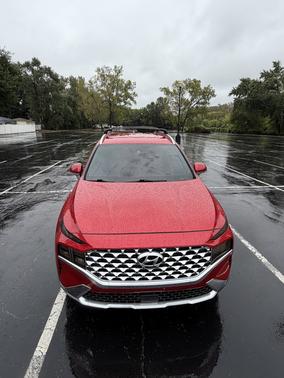 Red 2021 Hyundai SANTA FE SEL