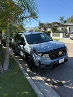 Gray 2025 Honda Passport Black Edition
