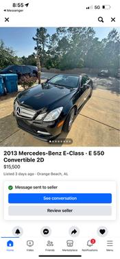 Black 2012 Mercedes-Benz E-Class E 550