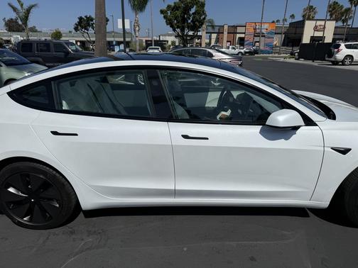White 2024 Tesla Model 3 Long Range