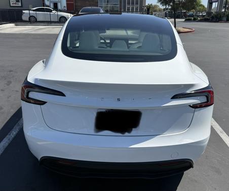White 2024 Tesla Model 3 Long Range