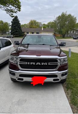 Red 2020 RAM 1500 Big Horn/Lone Star