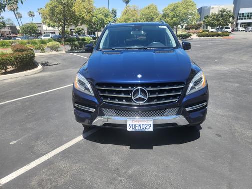 Blue 2014 Mercedes-Benz M-Class ML 350 4MATIC