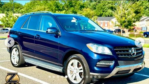 Blue 2014 Mercedes-Benz M-Class ML 350 4MATIC
