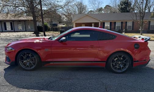 Red 2021 Ford Mustang Mach 1