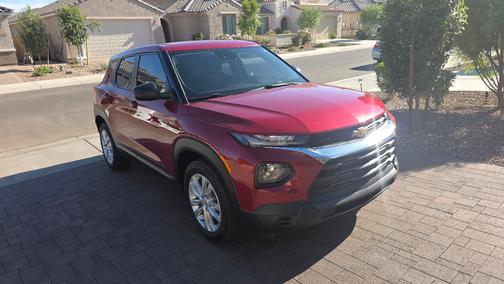 Red 2021 Chevrolet Trailblazer LS