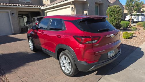 Red 2021 Chevrolet Trailblazer LS