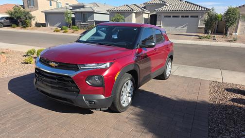 Red 2021 Chevrolet Trailblazer LS