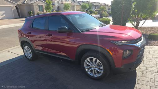 Red 2021 Chevrolet Trailblazer LS