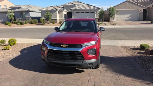 Red 2021 Chevrolet Trailblazer LS
