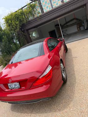 Red 2015 Mercedes-Benz SL-Class SL 400