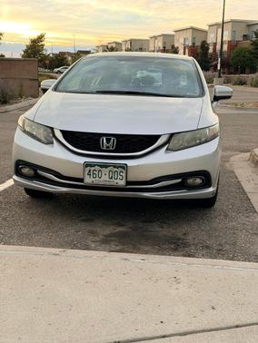 Silver 2014 Honda Civic EX-L