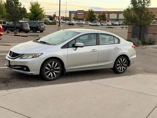 Silver 2014 Honda Civic EX-L
