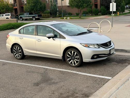Silver 2014 Honda Civic EX-L