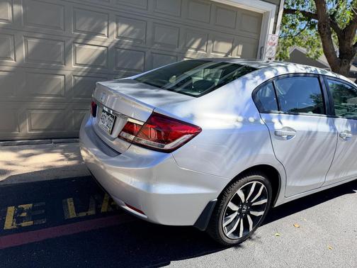 Silver 2014 Honda Civic EX-L