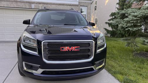 Blue 2015 GMC Acadia SLE-2