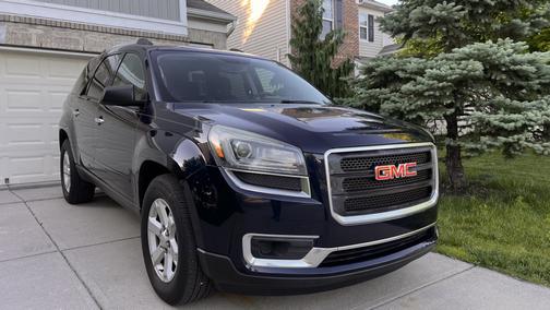 Blue 2015 GMC Acadia SLE-2