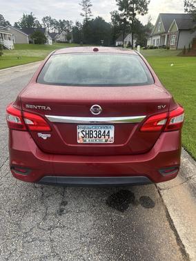 Red 2017 Nissan Sentra SV