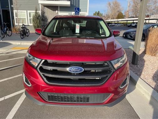 Red 2017 Ford Edge Sport