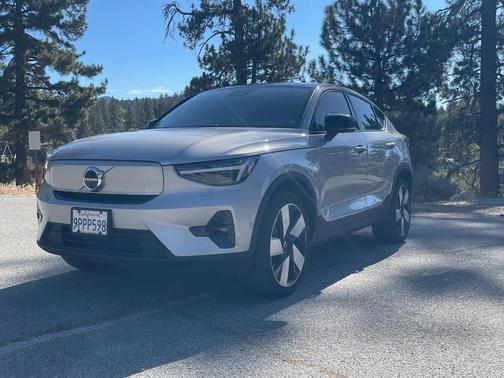 Silver 2023 Volvo C40 Recharge Pure Electric Twin Ultimate