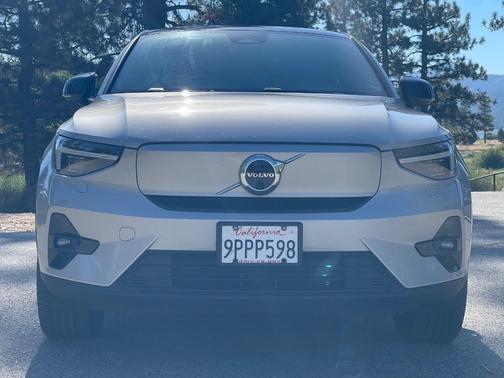 Silver 2023 Volvo C40 Recharge Pure Electric Twin Ultimate
