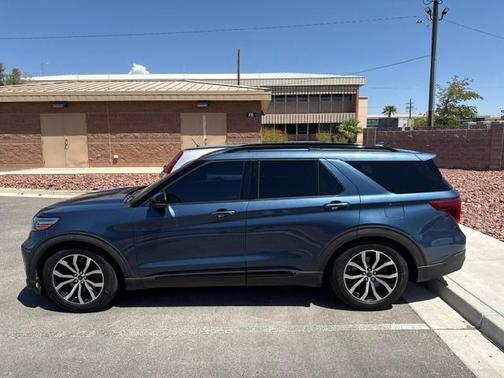 Blue 2020 Ford Explorer ST