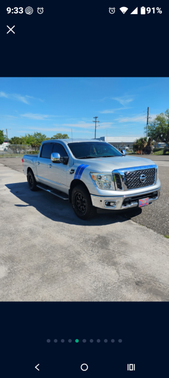 Silver 2017 Nissan Titan SV