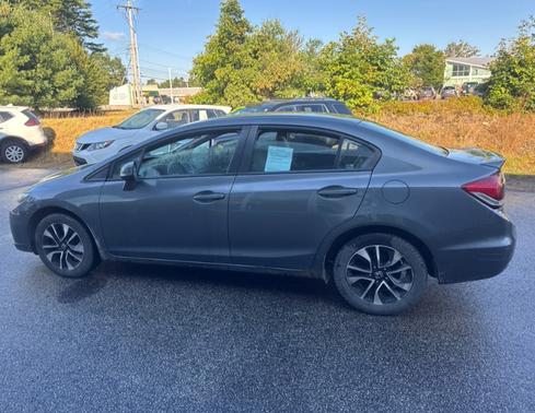 Silver 2013 Honda Civic EX