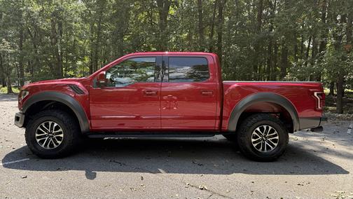 Red 2020 Ford F-150 Raptor