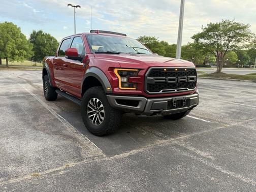 Red 2020 Ford F-150 Raptor