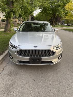 Silver 2019 Ford Fusion Hybrid Titanium