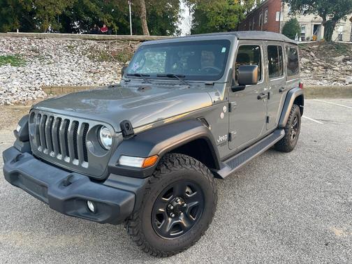 Gray 2020 Jeep Wrangler Unlimited Sport