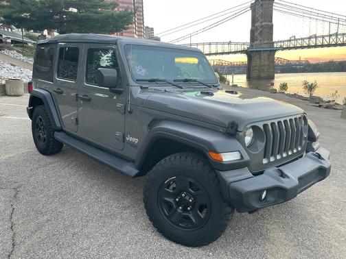 Gray 2020 Jeep Wrangler Unlimited Sport
