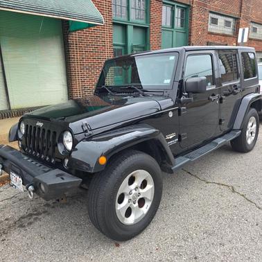 Black 2015 Jeep Wrangler Unlimited Sahara