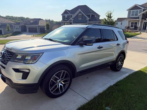 Silver 2018 Ford Explorer Sport