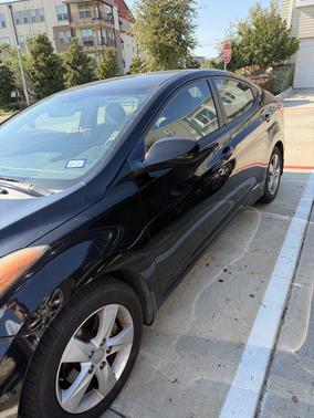 Black 2012 Hyundai ELANTRA GLS