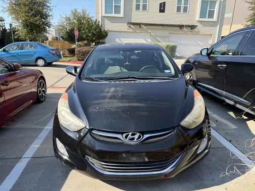 Black 2012 Hyundai ELANTRA GLS