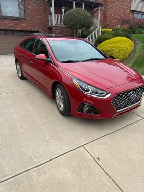 Red 2018 Hyundai SONATA Sport+