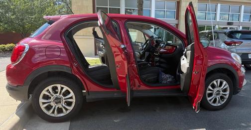 Red 2016 FIAT 500X Easy