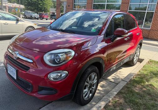 Red 2016 FIAT 500X Easy