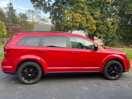 Red 2017 Dodge Journey GT