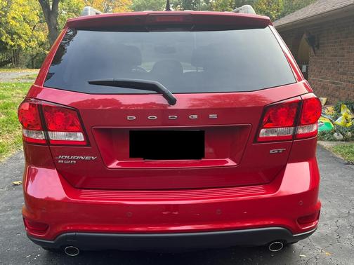 Red 2017 Dodge Journey GT