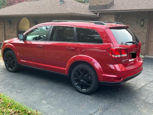 Red 2017 Dodge Journey GT